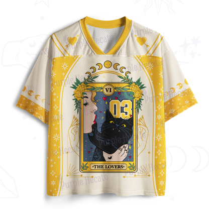 Purplehecate The Lovers Cat Tarot Mesh Jersey