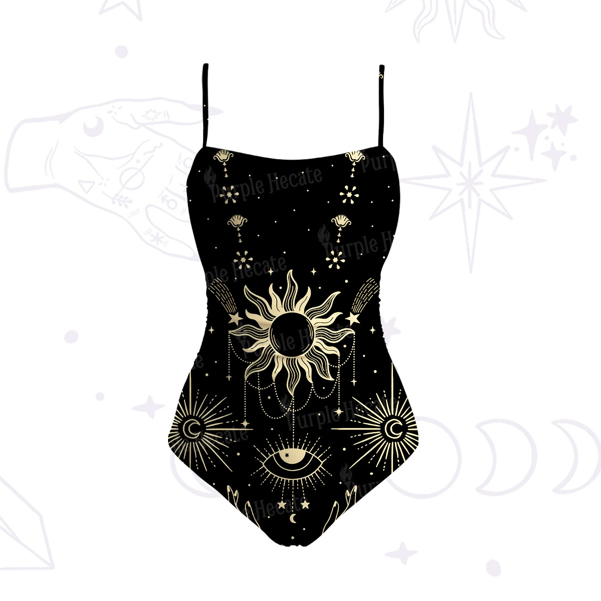 Purplehecate Solar Oracle One-Piece Swimsuit