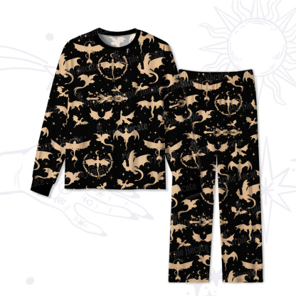 Purplehecate Fantasy Dragon Allover Pajamas