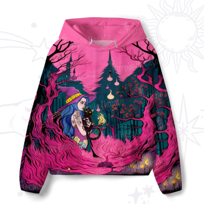 Purplehecate The Witch and Her Familia All-Over Print Hoodie