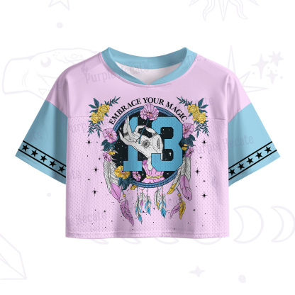 Purplehecate Embrace Your Magic Crop Sports Jersey