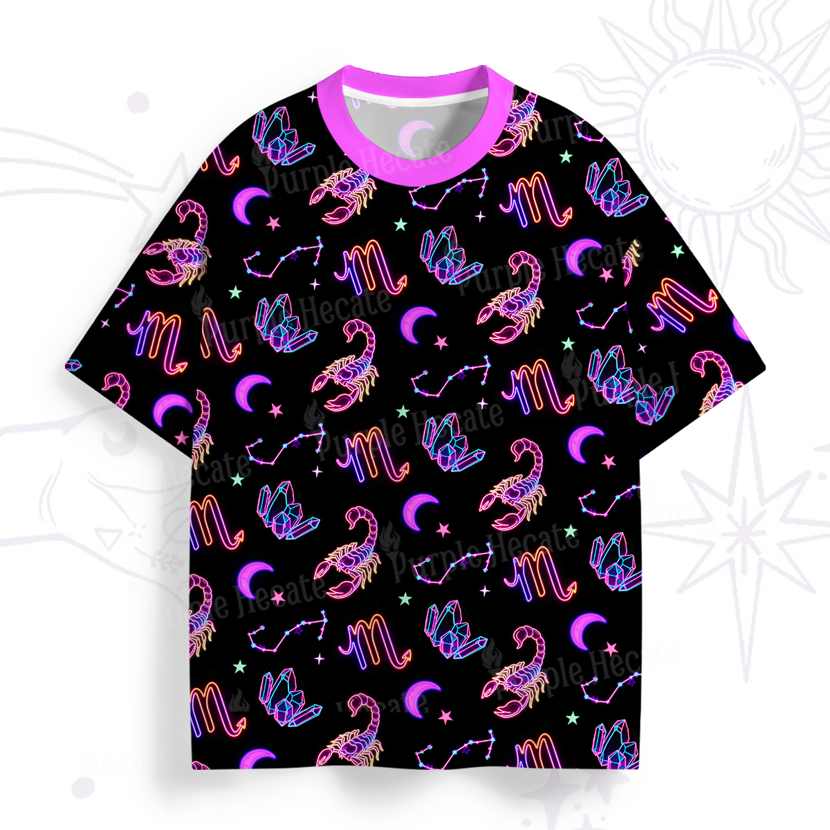 Purplehecate Scorpio Spirit Zodiac All Over Print T-Shirt