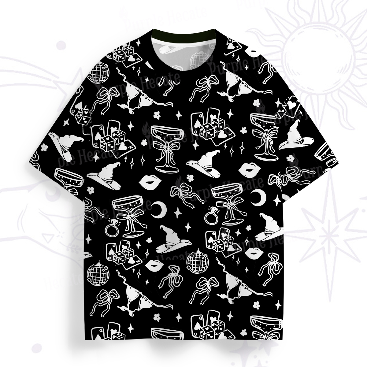 Purplehecate Witch’s Night Out All Over Print T-Shirt