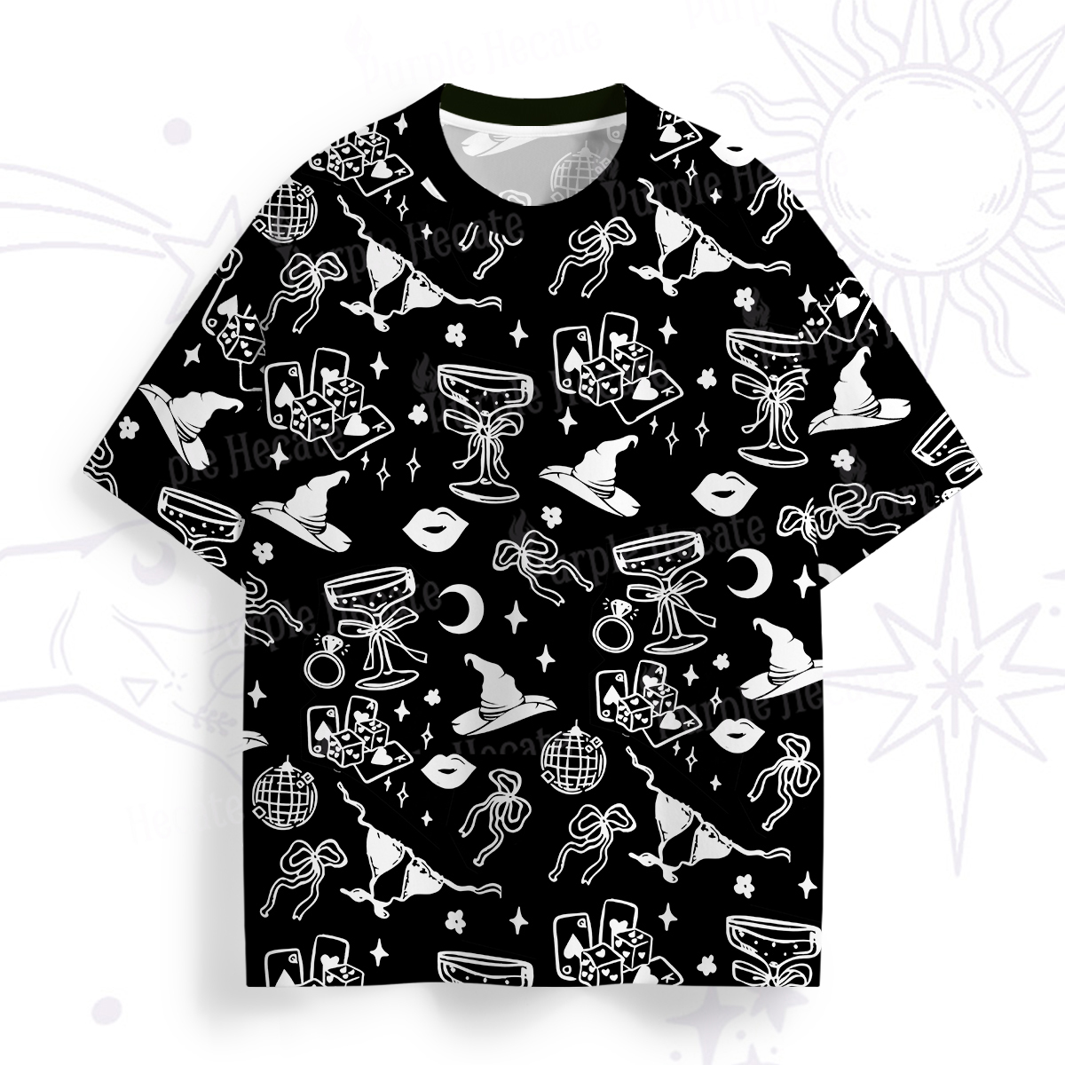 Purplehecate Witch’s Night Out All Over Print T-Shirt