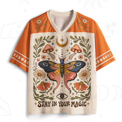 Purplehecate Stay in Your Magic Mystic Moth Mesh Jersey