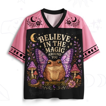 Purplehecate Believe In The Magic Frog Fairy Mesh Jersey