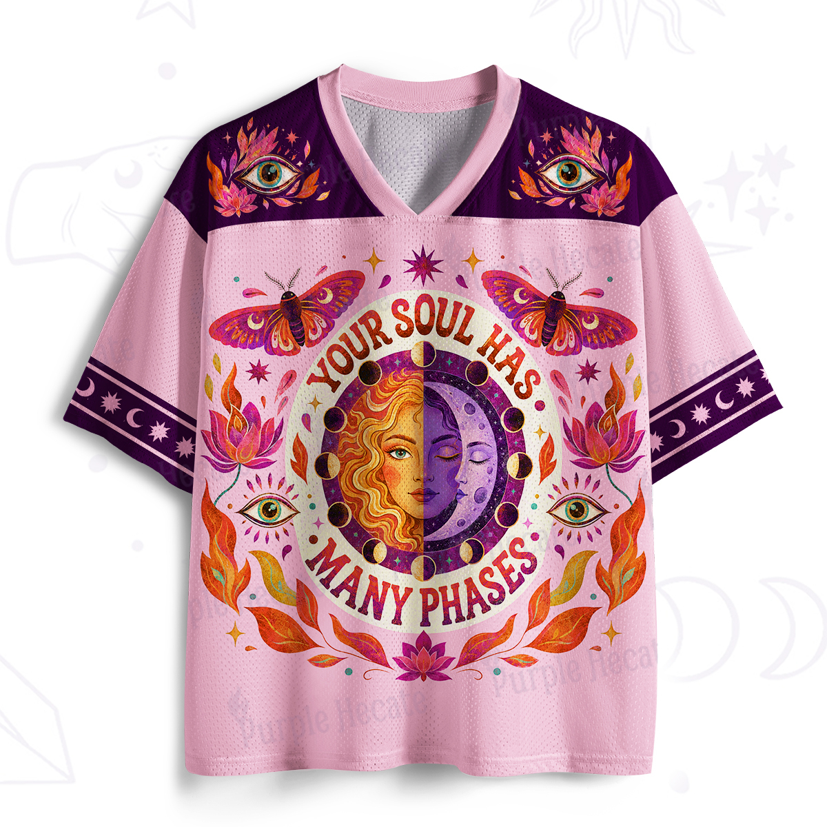Purplehecate Your Soul Has Many Phases Mesh Jersey