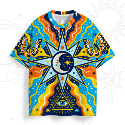 Purplehecate Mystic Solar Compass All Over Print T-Shirt