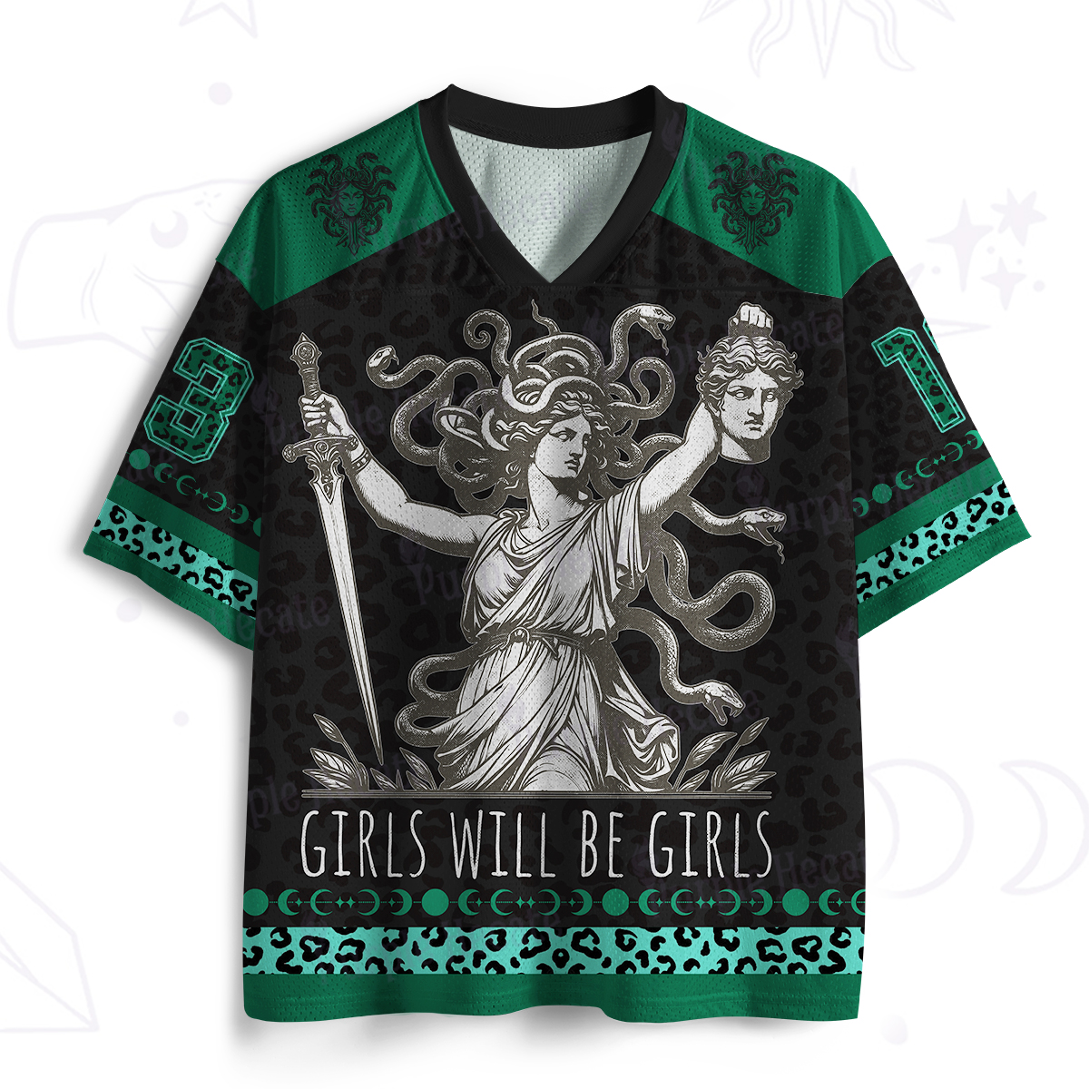 Purplehecate Girls Will Be Girls Medusa Mesh Jersey