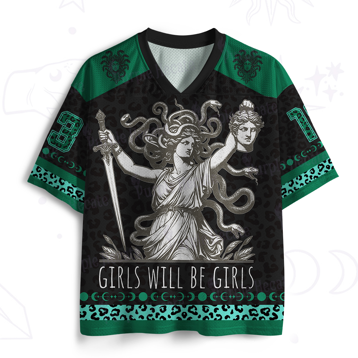 Purplehecate Girls Will Be Girls Medusa Mesh Jersey