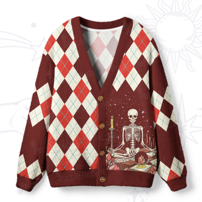 Purplehecate The Reader Tarot Ugly Cardigan Sweaters
