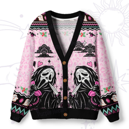 Purplehecate The Killer Call Ugly Cardigan Sweaters
