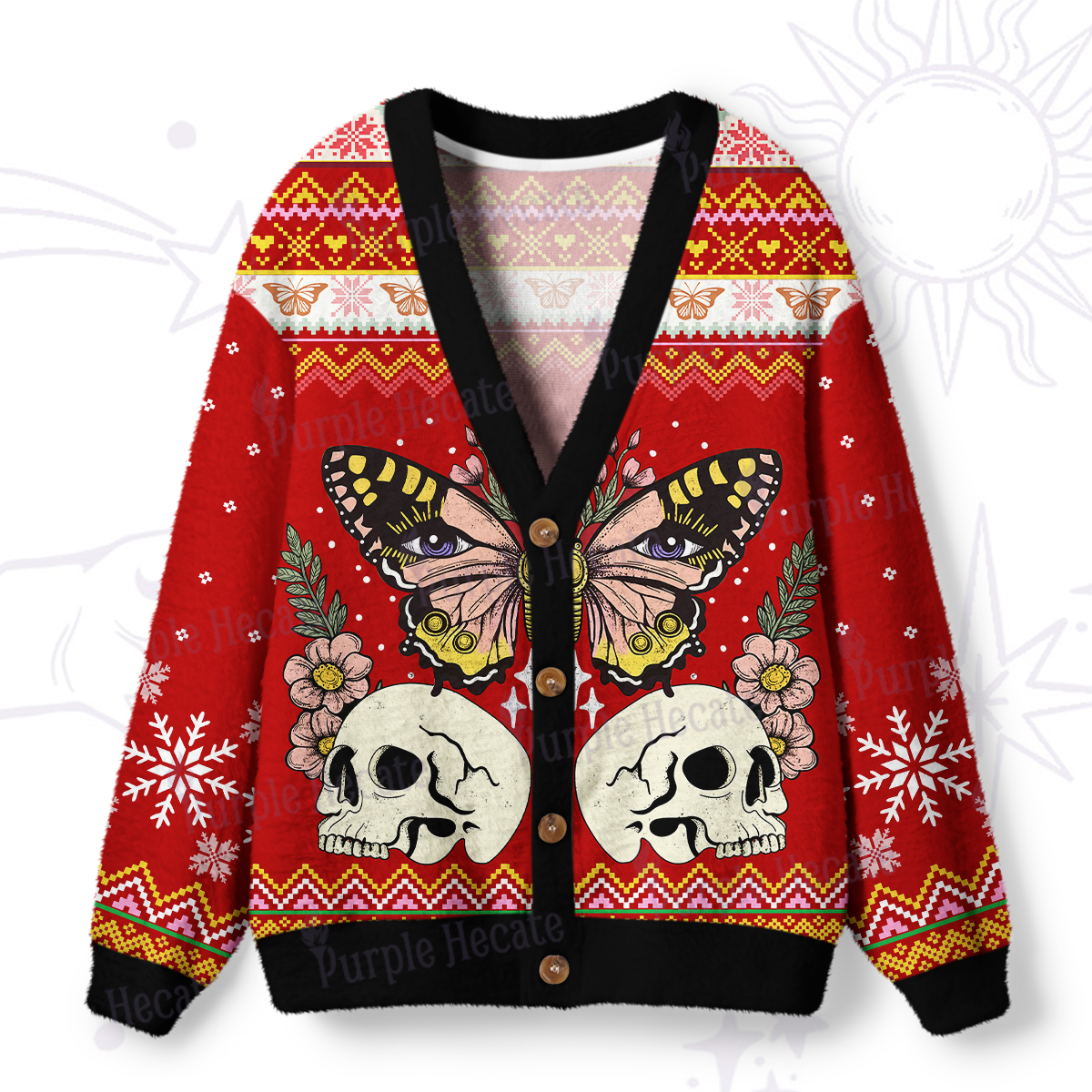 Purplehecate The Endings Won't End You Ugly Cardigan Sweaters