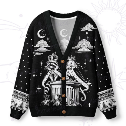 Purplehecate The Team Trash Kingdom Ugly Cardigan Sweaters
