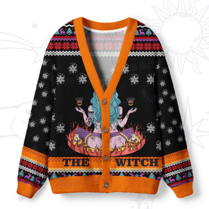 Purplehecate The Witch Ugly Cardigan Sweaters
