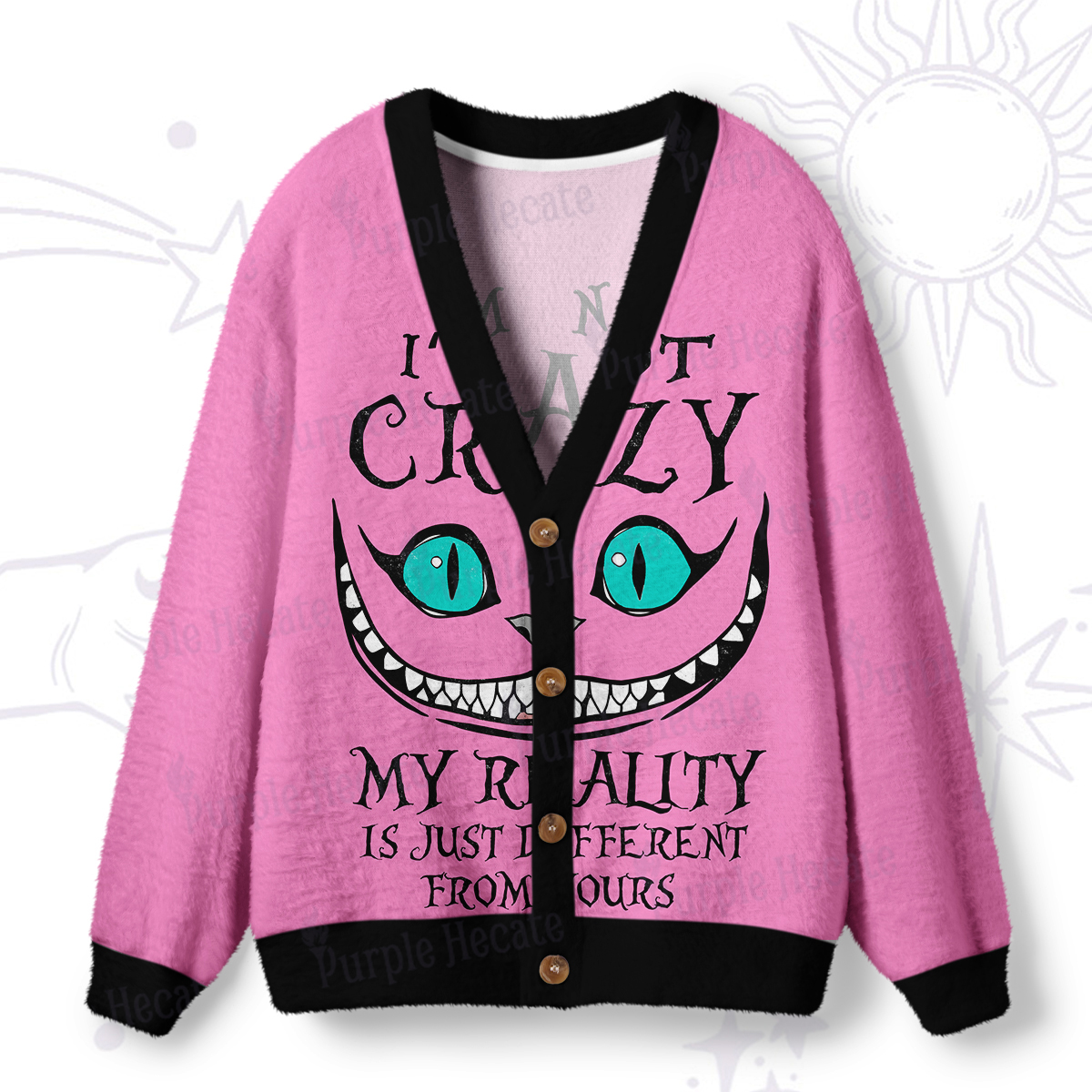 Purplehecate Unique Not Ordinary Ugly Cardigan Sweaters