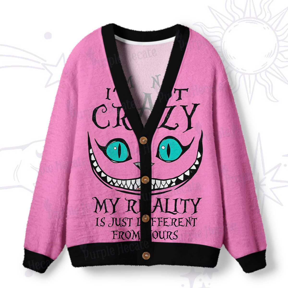 Magic Purplehecate Unique Not Ordinary Ugly Cardigan Sweaters