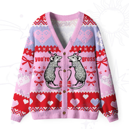 Purplehecate You're Gross Ugly Cardigan Sweaters