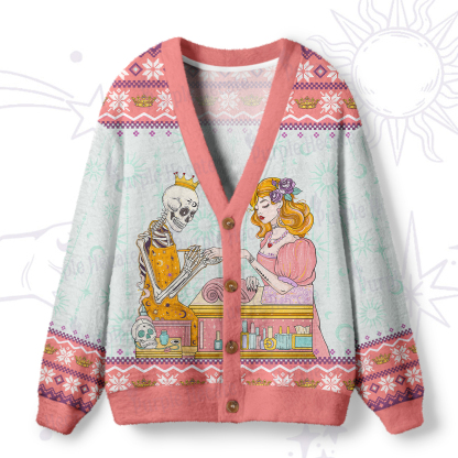 Purplehecate The Nail Tech Life Tarot Ugly Cardigan Sweaters