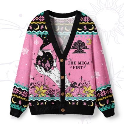 Purplehecate The Mega Pint Tarot Card Ugly Cardigan Sweaters