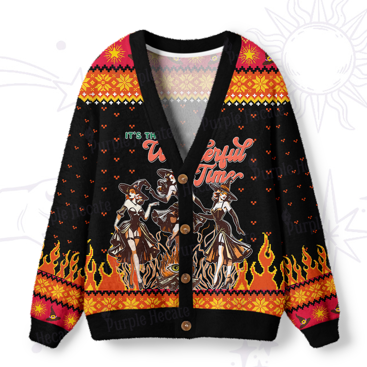 Purplehecate Girls Will Be Girls Ugly Cardigan Sweaters