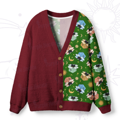Purplehecate The Hermit The Recluse in the Box Ugly Cardigan Sweaters