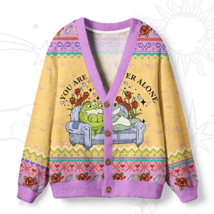 Purplehecate Your Are Never Alone Ugly Cardigan Sweaters