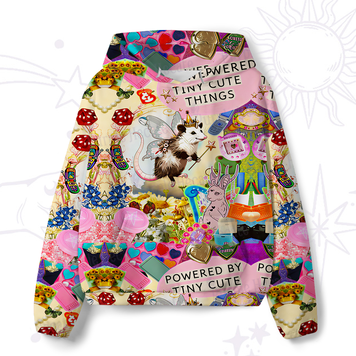 Purplehecate The Opossum Queen's Hoard All-Over Print Hoodie