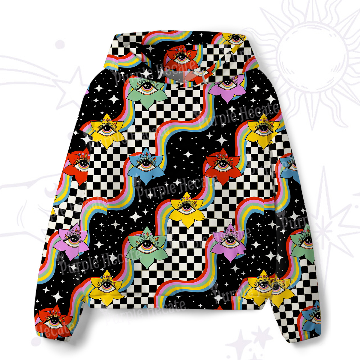 [Copy]Purplehecate Witchy Mothman Night All-Over Print Hoodie