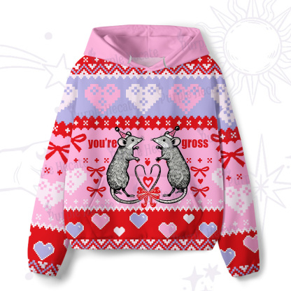 Purplehecate You're Gross All-Over Print Hoodie