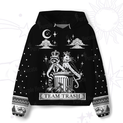 Purplehecate The Team Trash Kingdom All-Over Print Hoodie
