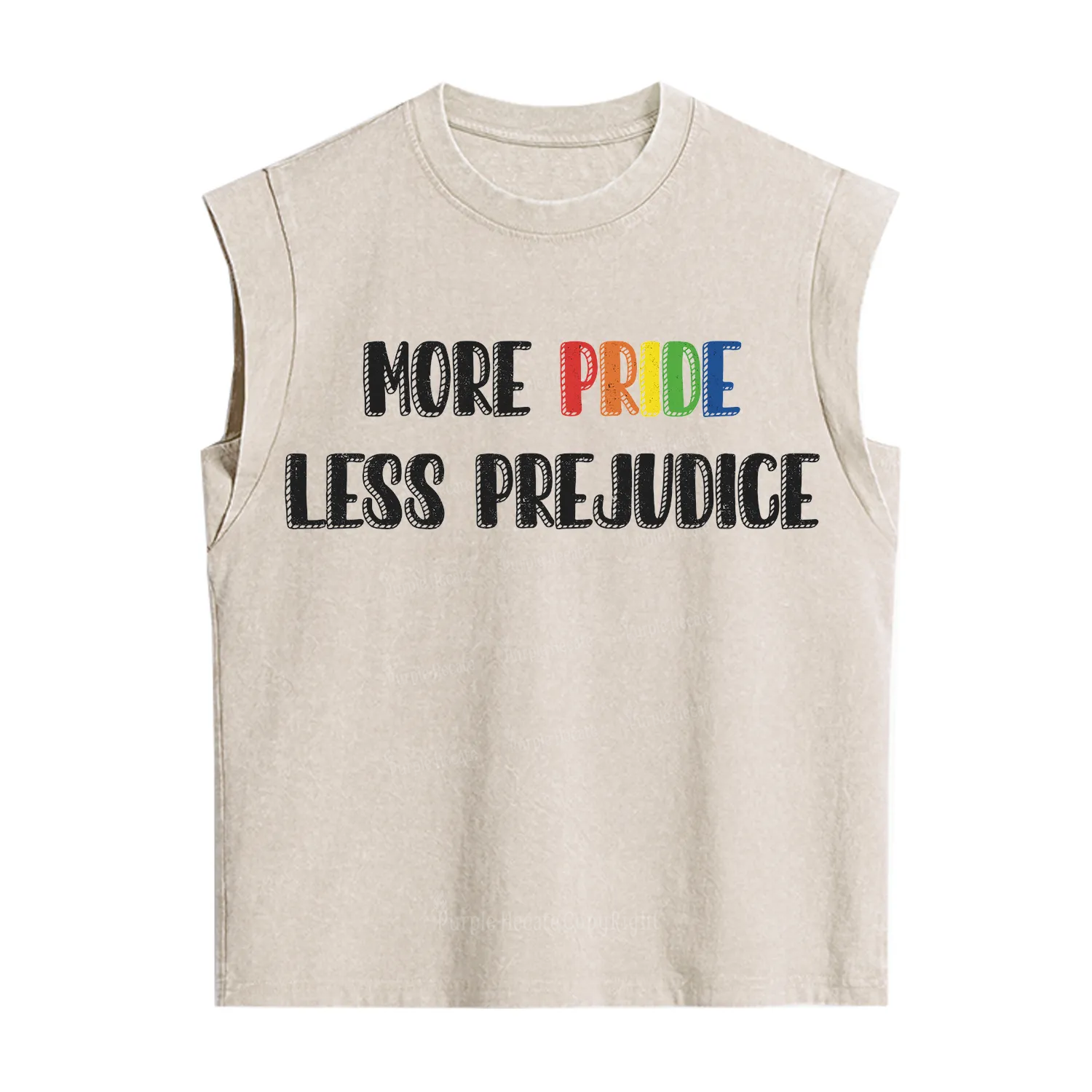 Purplehecate More Pride Less Prejudice Vintage Washed Tank