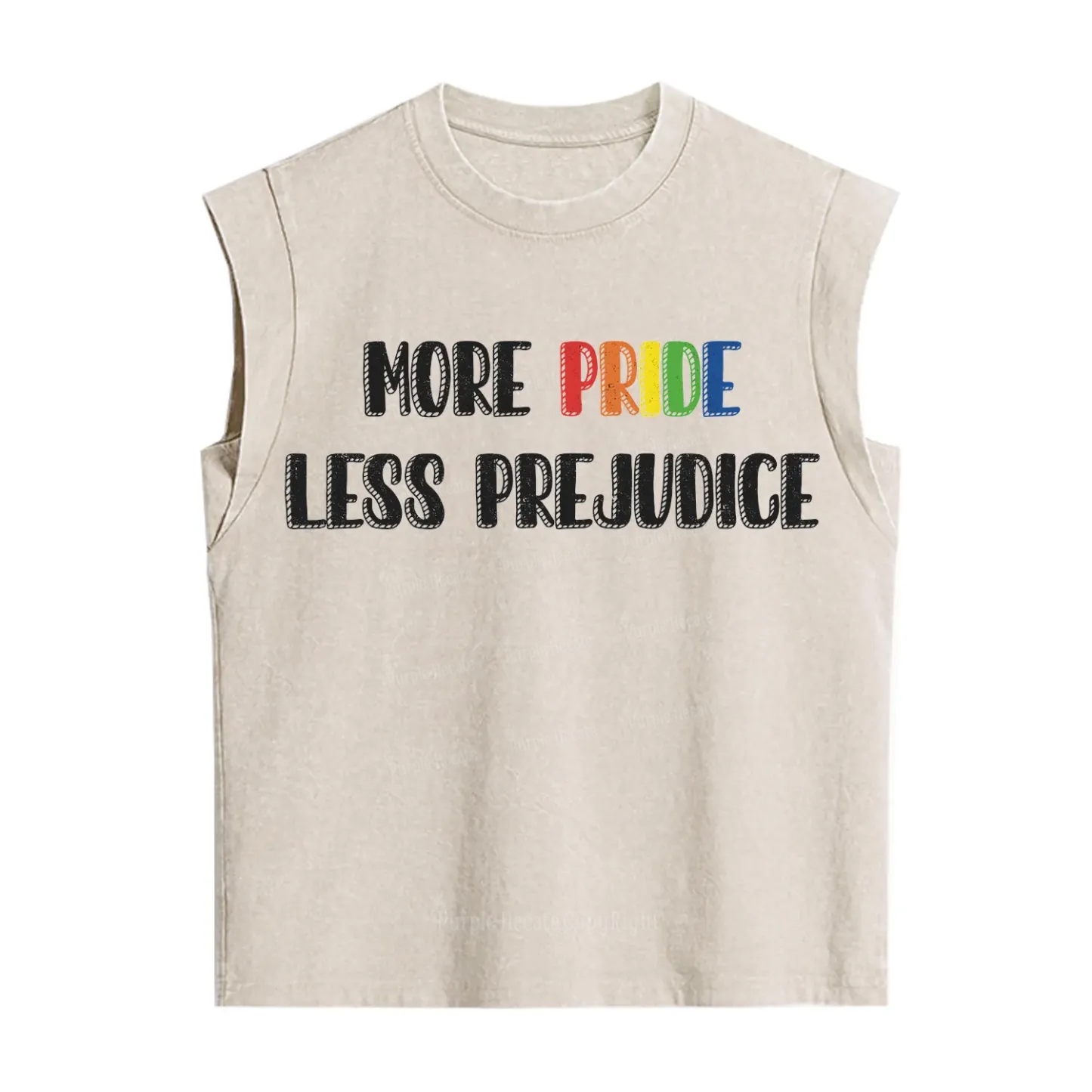 Purplehecate More Pride Less Prejudice Vintage Washed Tank