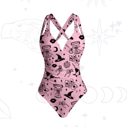 Purplehecate Witch’s Night Out One-Piece Swimsuit