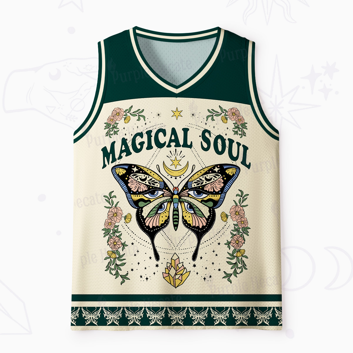 Purplehecate Magical Soul Mesh Jersey Tank Top