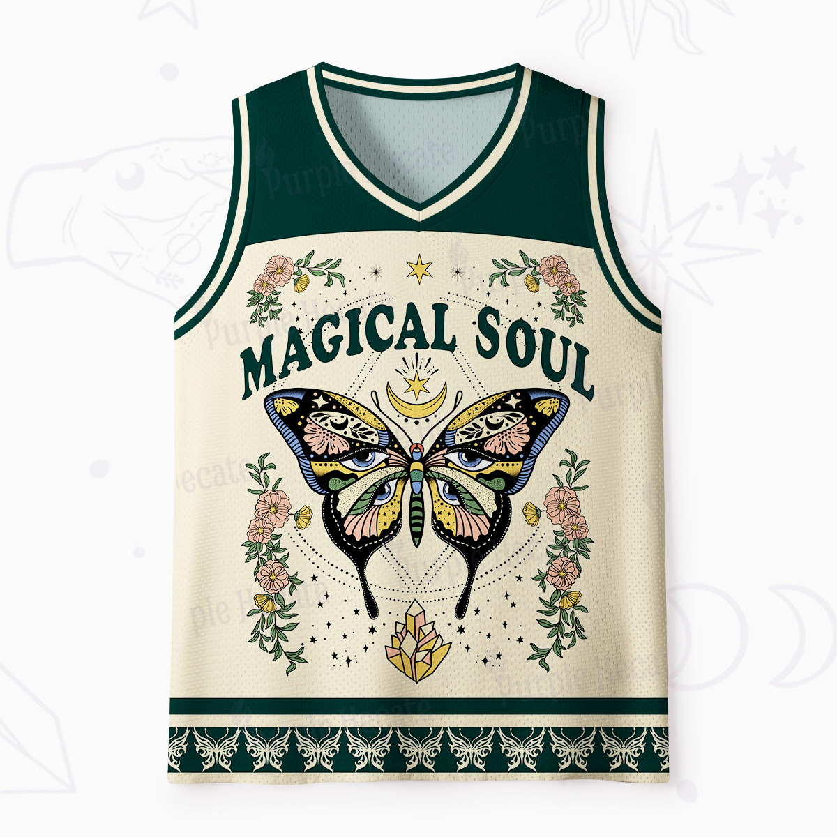 Purplehecate Magical Soul Mesh Jersey Tank Top