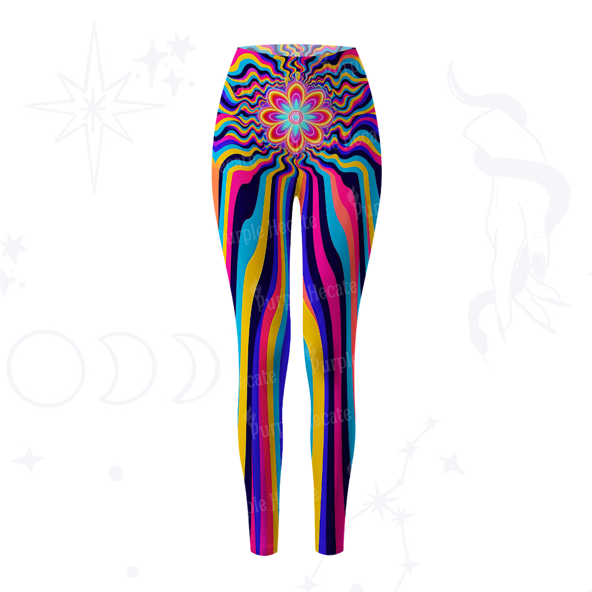 Purplehecate Psychedelic Bloom Yoga Pants