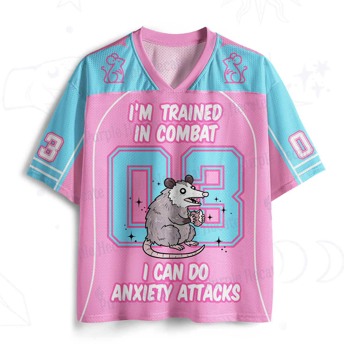 Purplehecate The Horrors Persist But So Do I Opossum Mesh Jersey