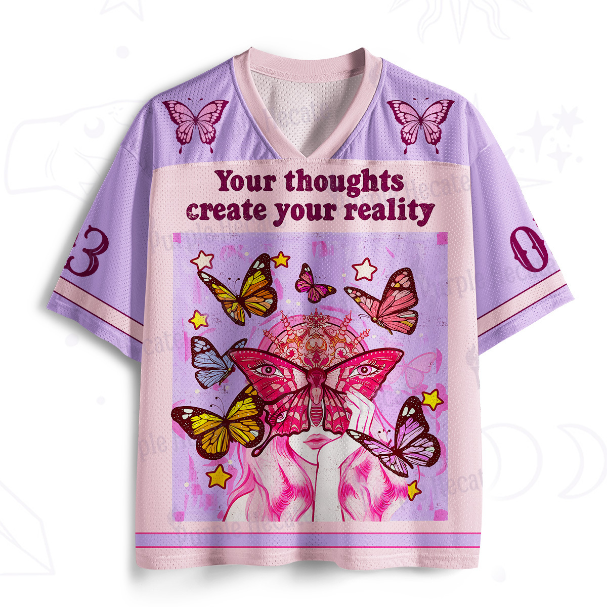 Purplehecate Be the Good See the Good Mesh Jersey