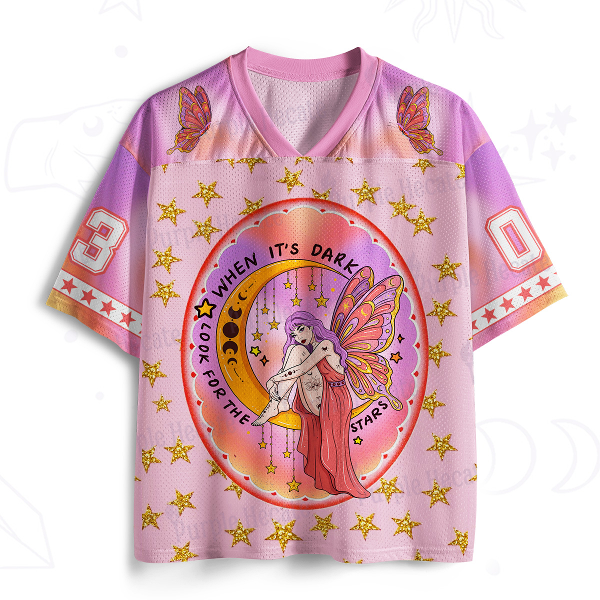 Purplehecate Look For The Stars Mesh Jersey