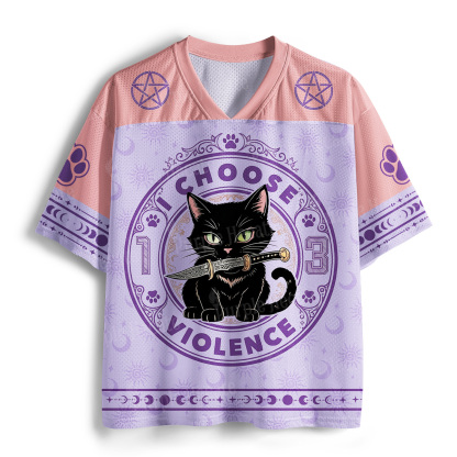 Purplehecate I Choose Violence  Mesh Jersey