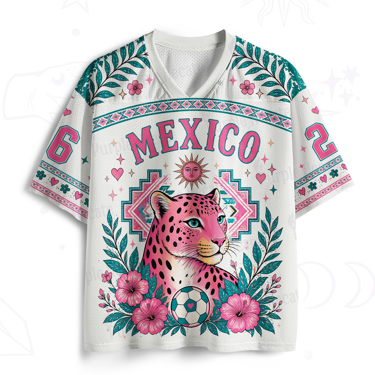 Purplehecate Mexico Wild Jaguar Mesh Jersey