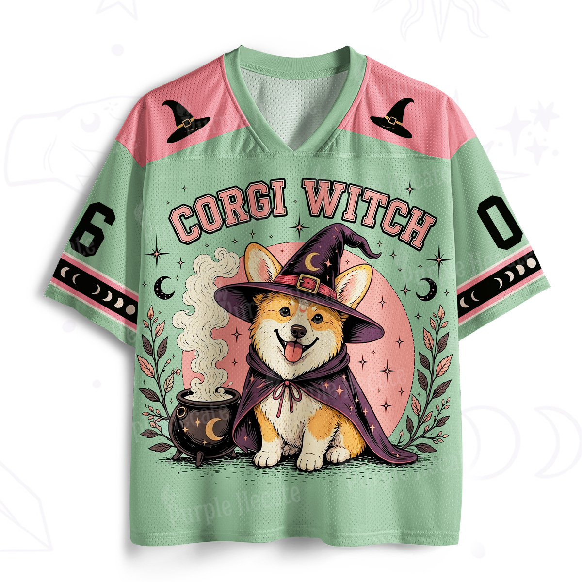 Purplehecate Corgi Witch Mesh Jersey