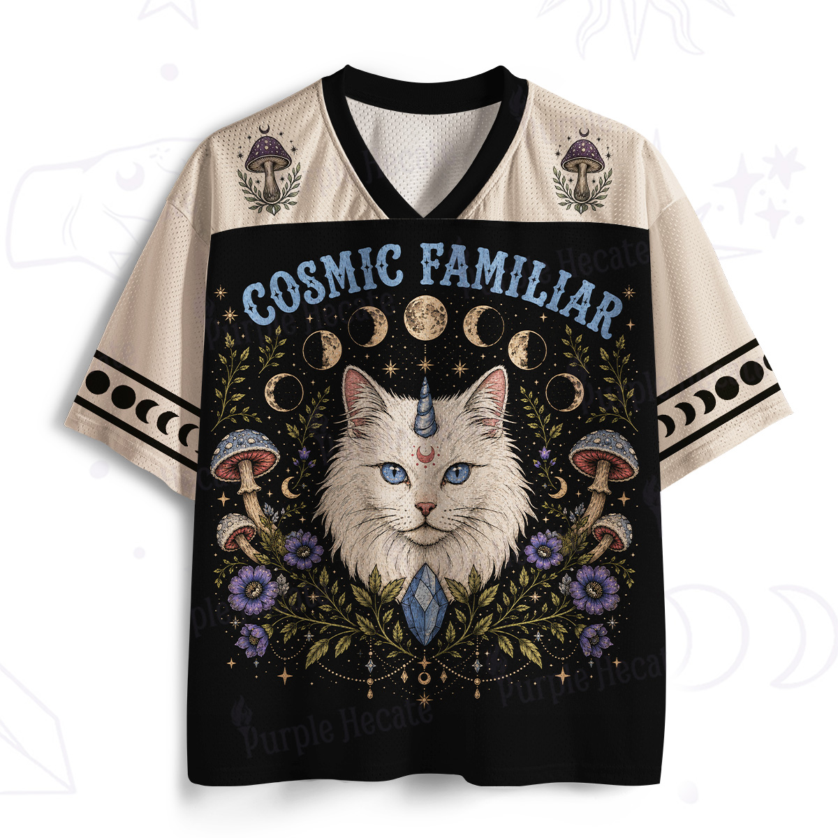 Purplehecate Cosmic Familiar Mesh Jersey