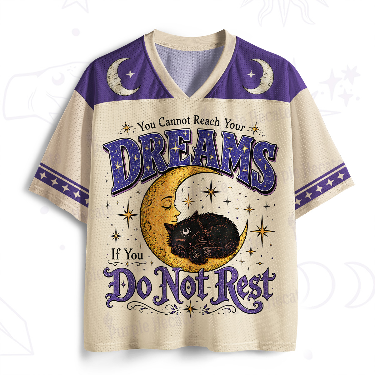 Purplehecate Rest Is Part of Reaching Your Dreams Mesh Jersey