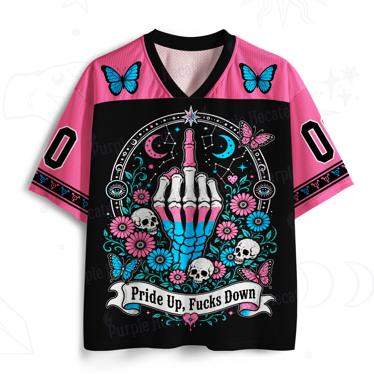 Purplehecate Rride Up Fucks Down Mesh Jersey
