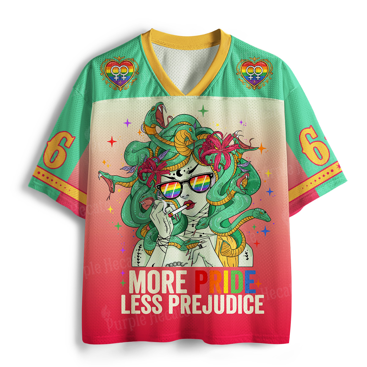 Purplehecate More Pride Less Prejudice Medusa Mesh Jersey