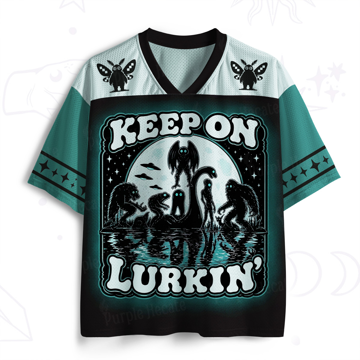 Purplehecate Keep On Lurkin’ Monster Mesh Jersey