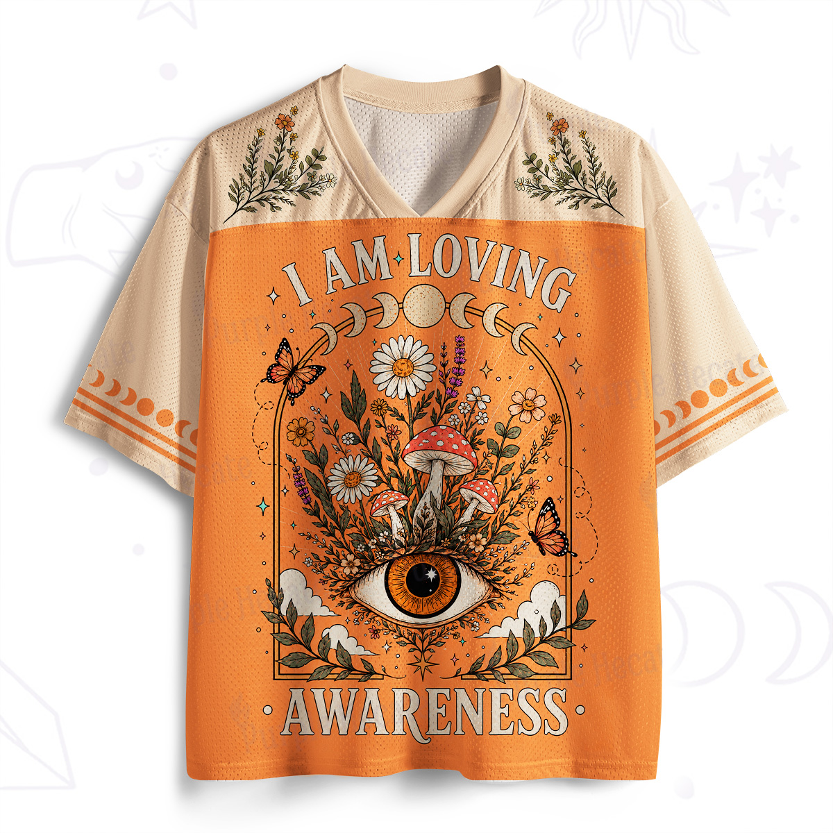 Purplehecate I Am Loving Awareness Mesh Jersey