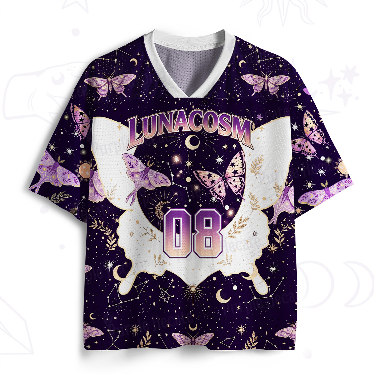 Purplehecate Lunacosm Moon Butterfly Mesh Jersey